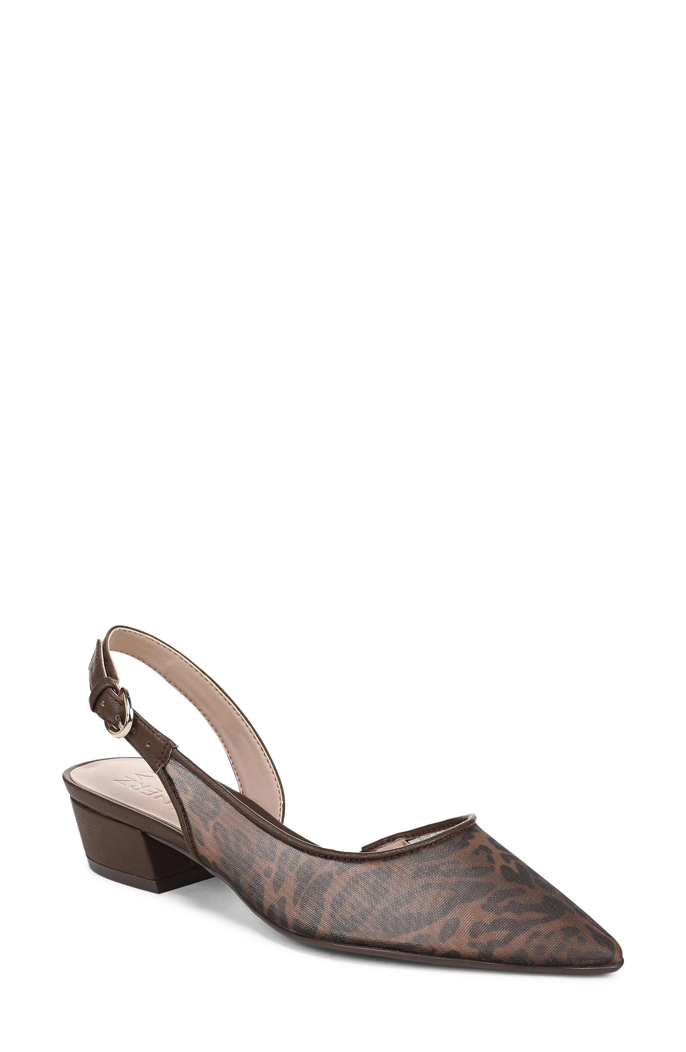 Naturalizer Banks 2 Slingback Pump, Main, color, Dark Brown Multi