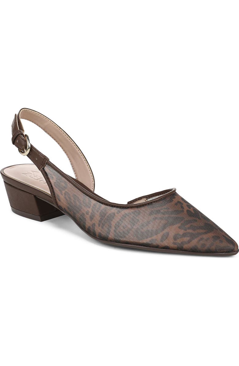 Naturalizer Banks 2 Slingback Pump, Main, color, Dark Brown Multi