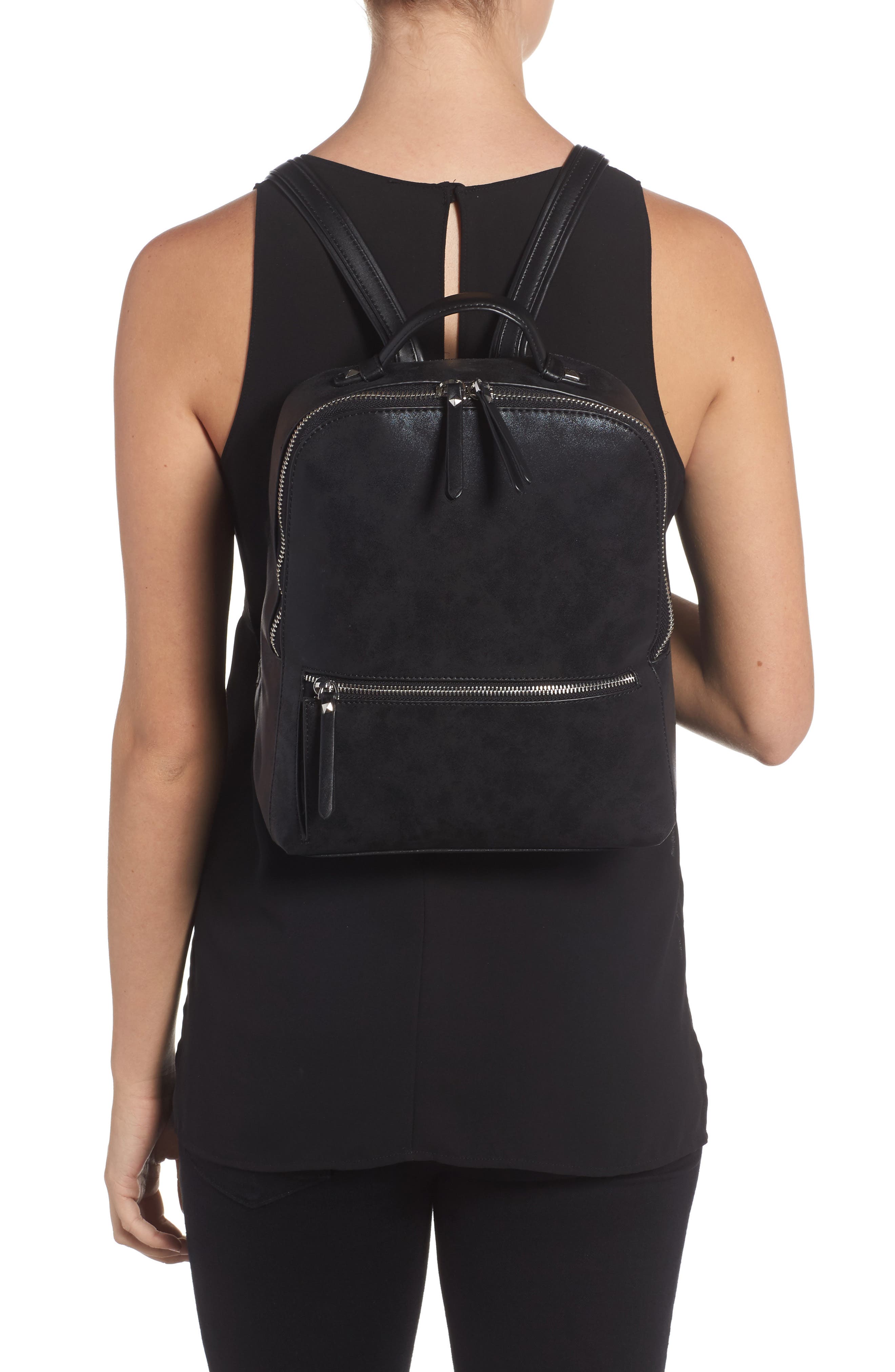Brooke City Backpack, Alternate, color, BLACK
