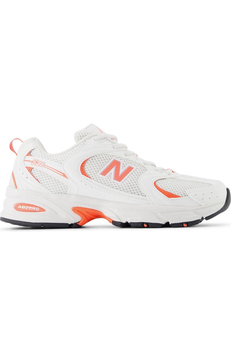 New Balance Gender Inclusive 530 Sneaker, Alternate, color, Sea Salt/ Peach Nectar