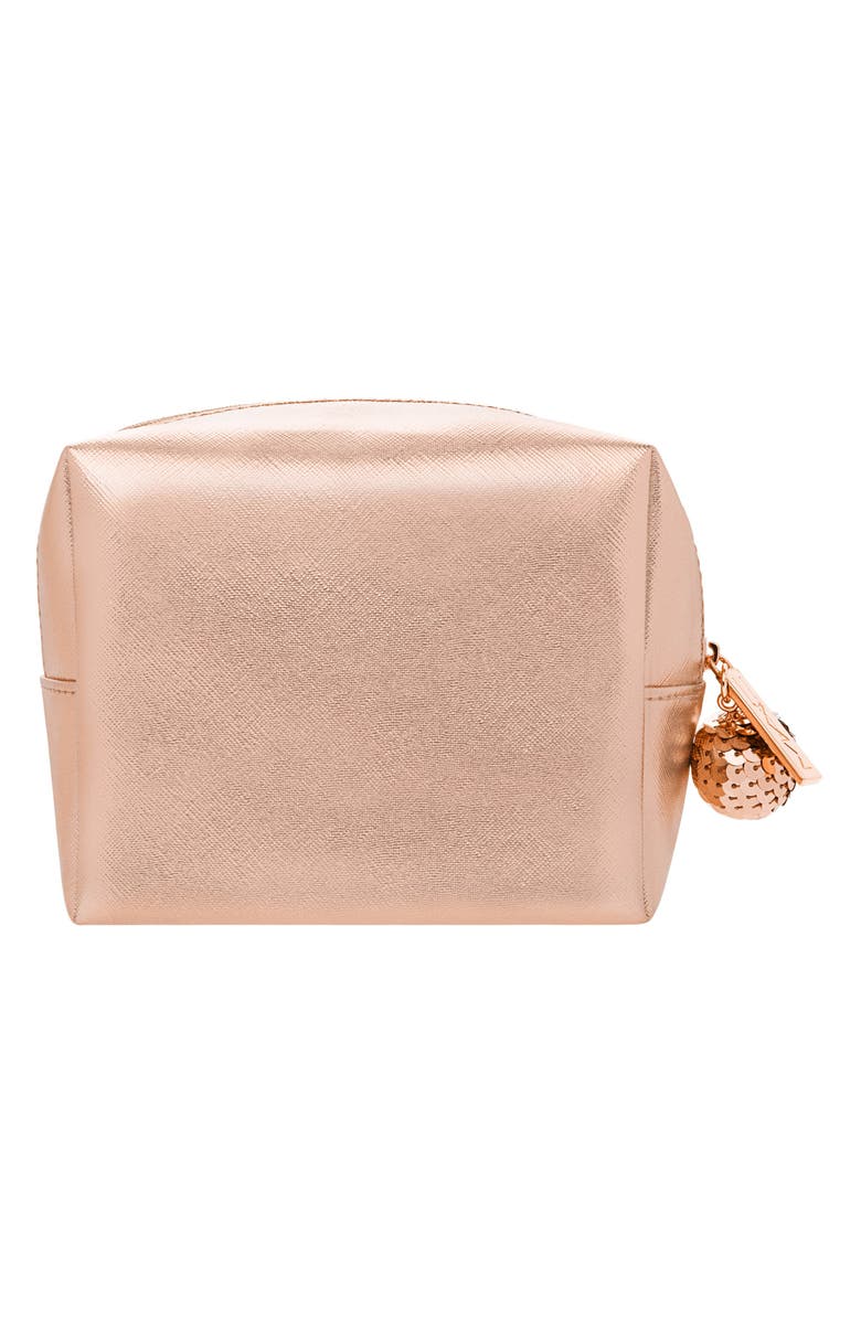 MAC Cosmetics MAC Snow Ball Rose Gold Eye & Lip Bag, Alternate, color, 