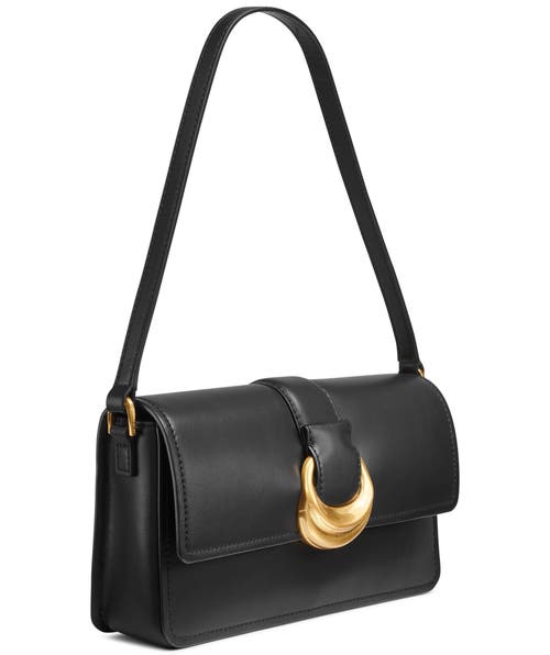 Donna Karan Valley Stream Buckle Shoulder In Black/gold