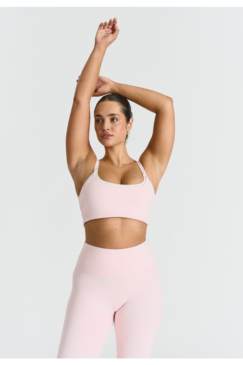 Softsculpt Double Layer Bra, Alternate, color, Ballet Slipper