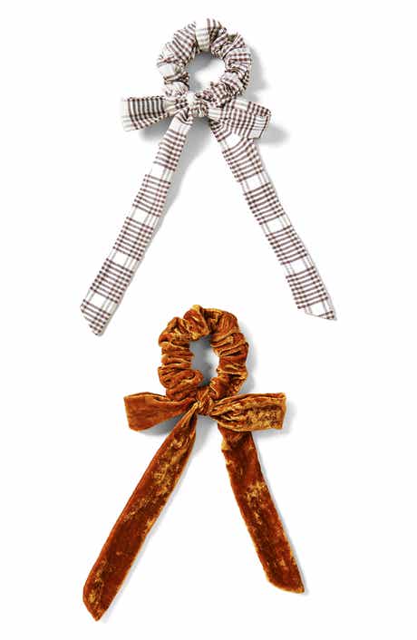 Dee Set of 2 Bow Scrunchies