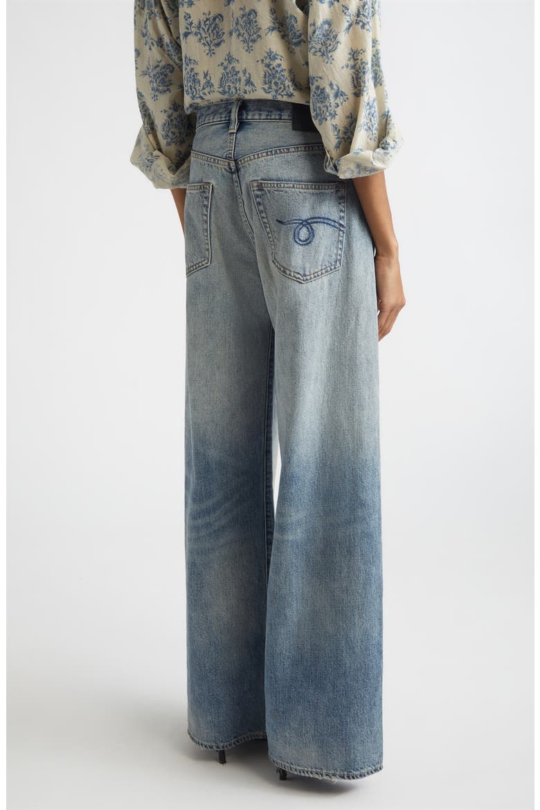Darcy Flare Leg Jeans, Alternate, color, RIVINGTON BLUE