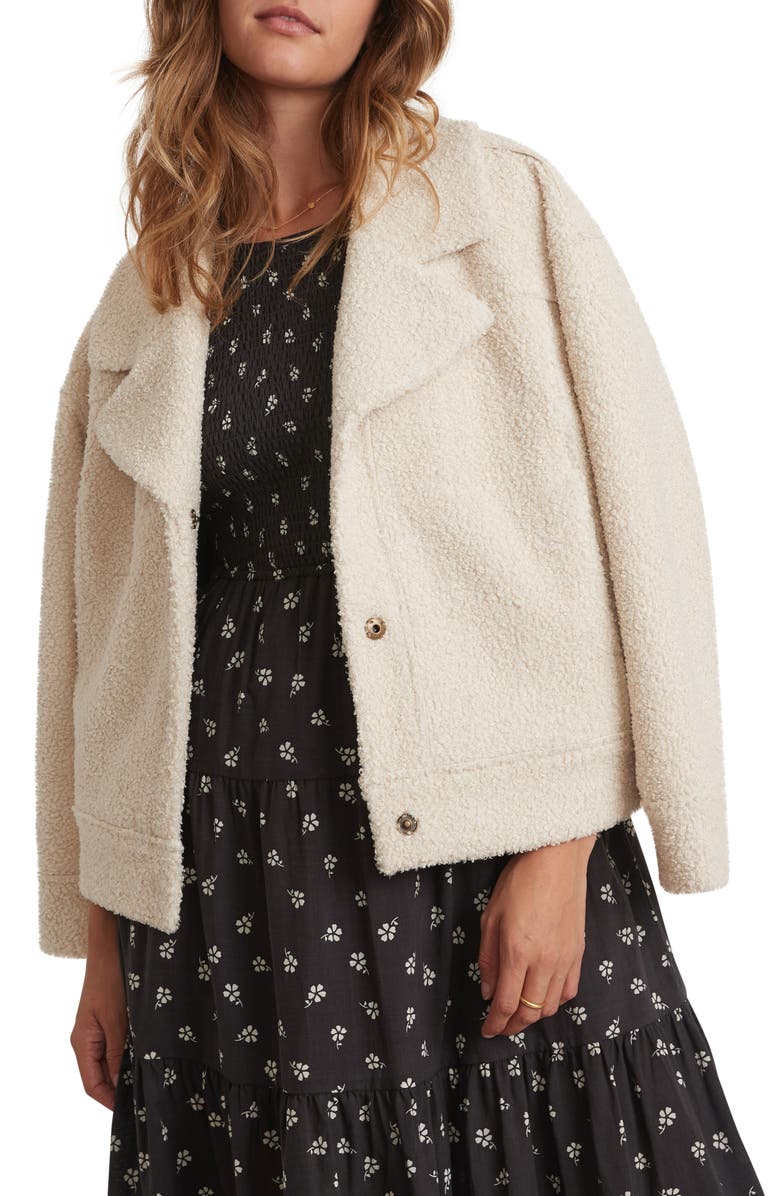 Marine Layer Quebec Faux Shearling Jacket, Main, color, 