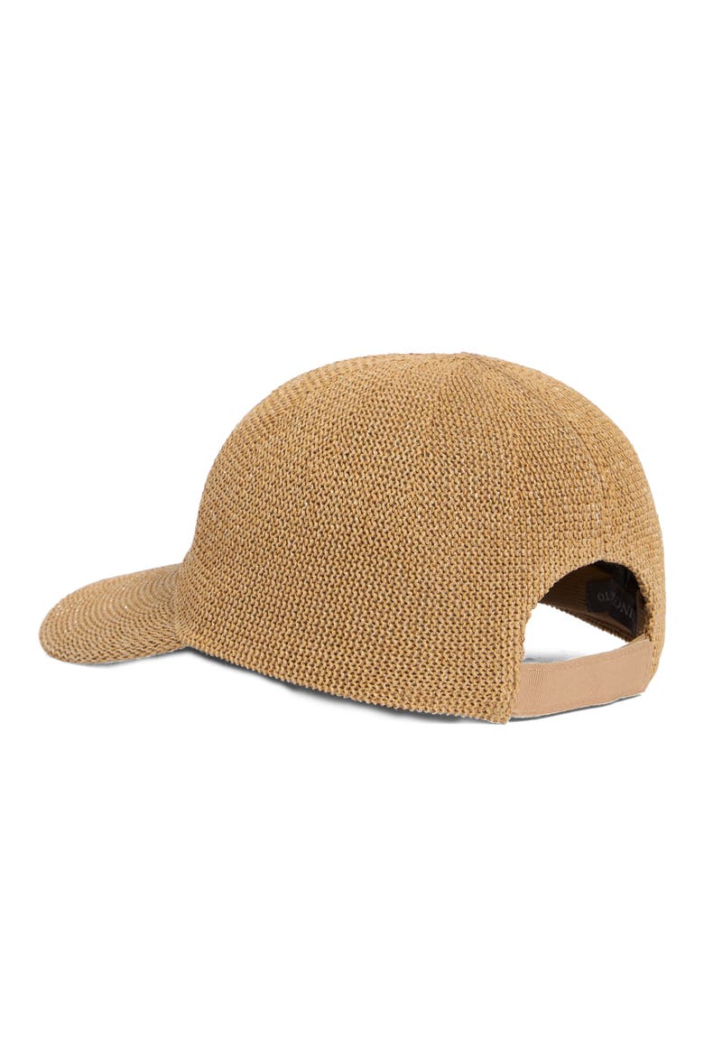 Metallic Paper Packable Baseball Cap, Alternate, color, TAN