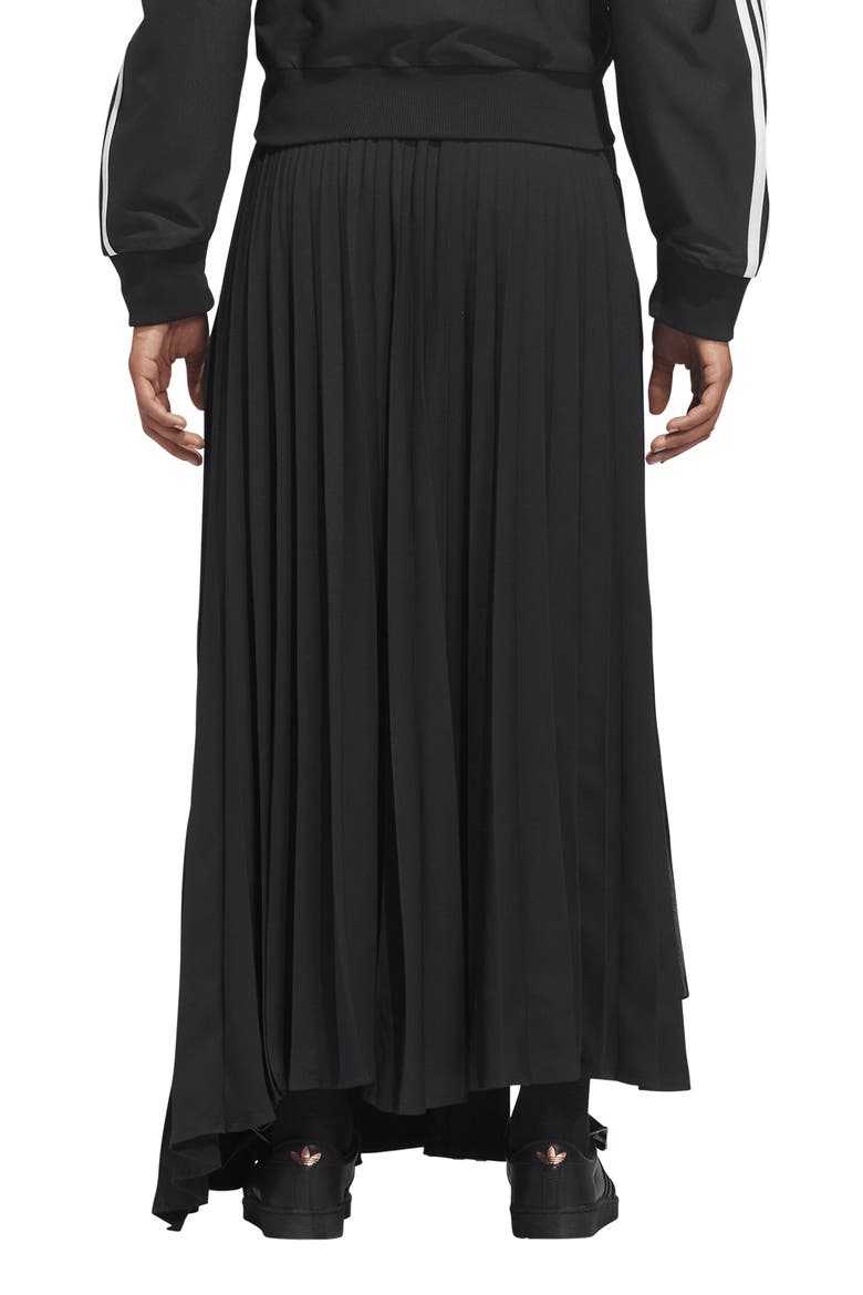 Chavarria Pleated Skirt, Alternate, color, BLACK/