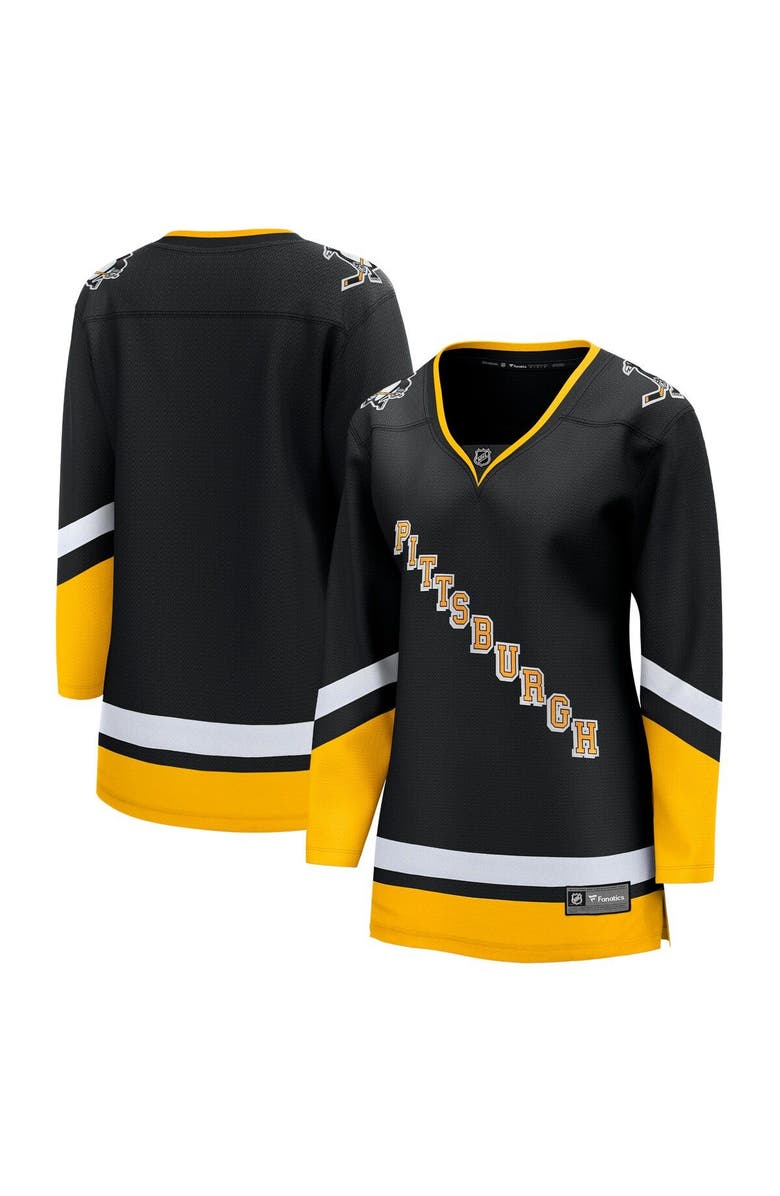 FANATICS Women's Fanatics Branded Black Pittsburgh Penguins Alternate Premier Breakaway Jersey, Main, color, Black