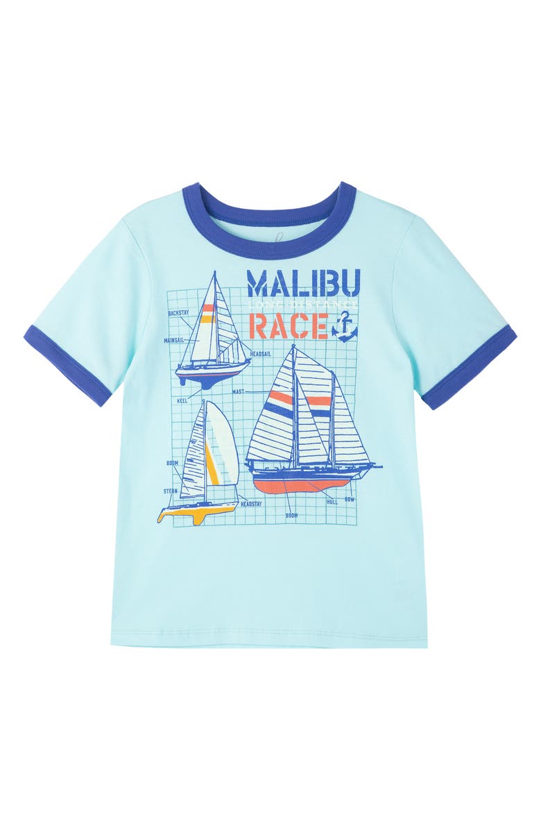 Peek Aren't You Curious PEEK ARENT YOU CURIOUS Malibu Race T-Shirt, Main, color, 