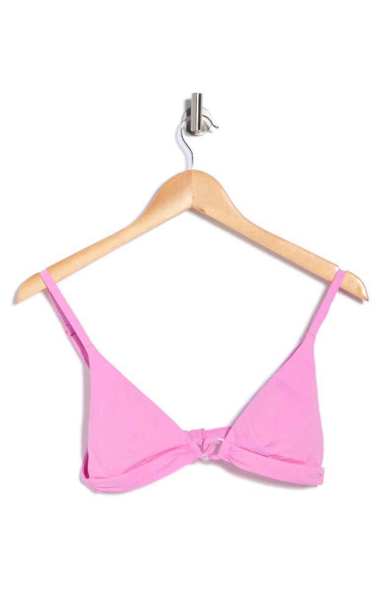 Vitamin A<sup>®</sup> Luxe Link Bralette Bikini Top, Main, color, Bubblegum