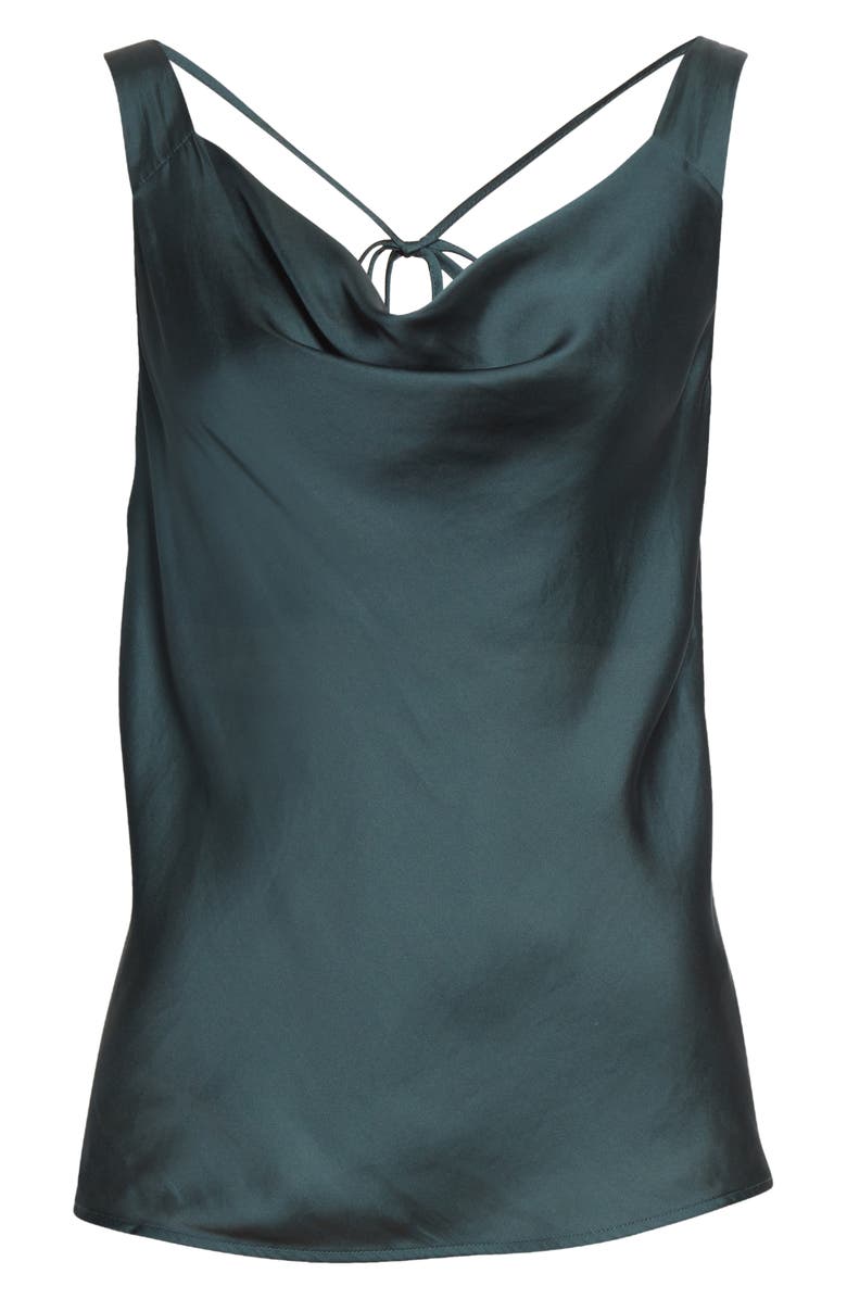 PAIGE Jaida Cowl Neck Satin Cami, Alternate, color,