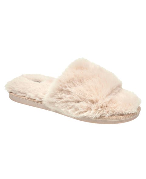 Slide Faux Fur Slipper