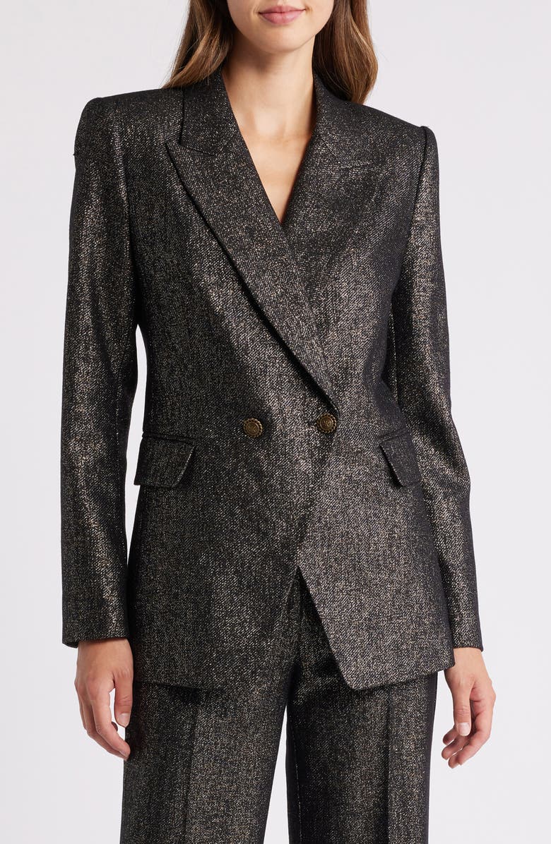KOBI HALPERIN Kitt Metallic Blazer, Main, color, 