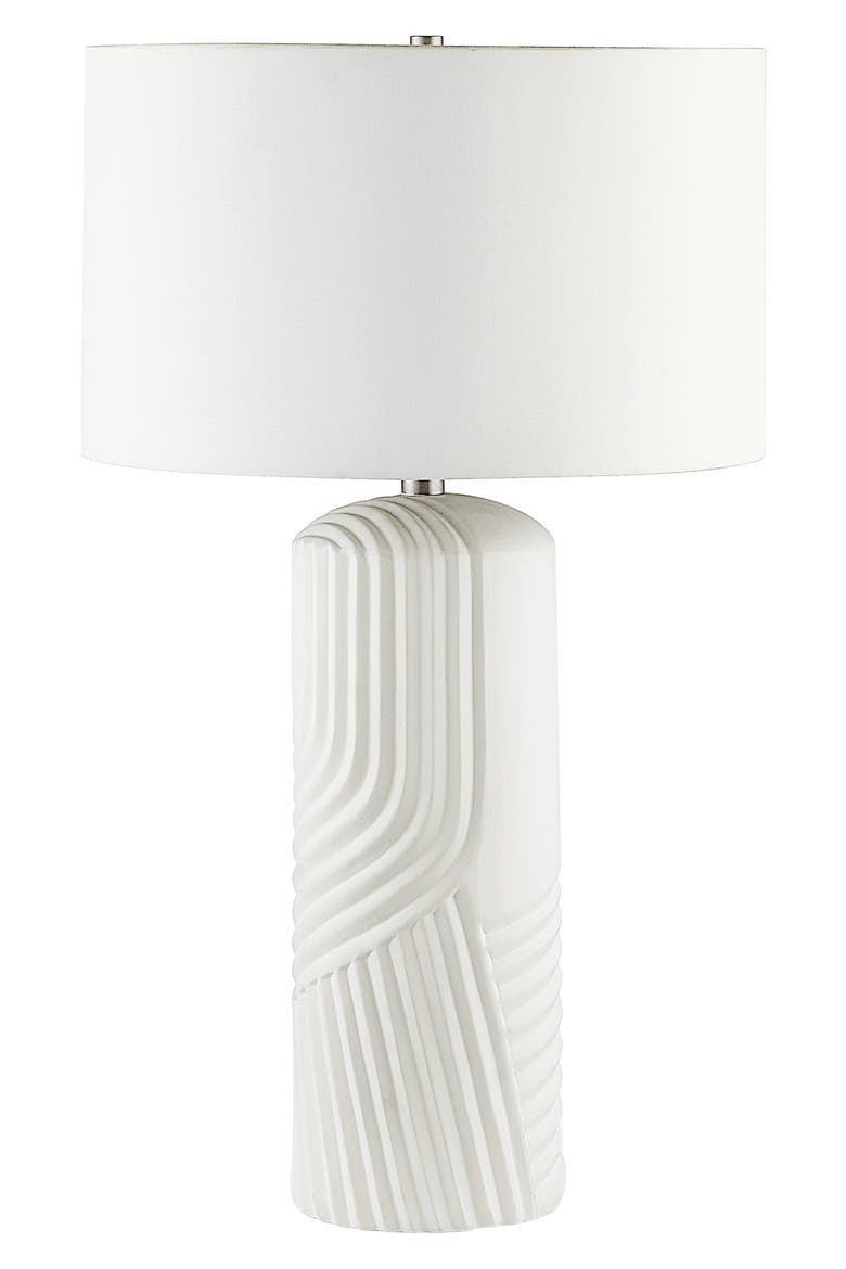 Valerie Ceramic Table Lamp, Main, color, MATTE OFF-WHITE