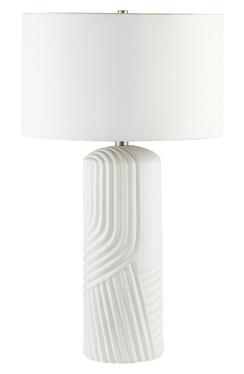 Renwil Valerie Ceramic Table Lamp, Main, color, Matte Off-White