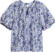 Caslon® Puff Sleeve Top