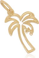 The Lovery Fine Jewelry Mini Gold Palm Tree Charm
