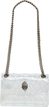 Kurt Geiger London Mini Kensington Vinyl Convertible Clear Crossbody Bag