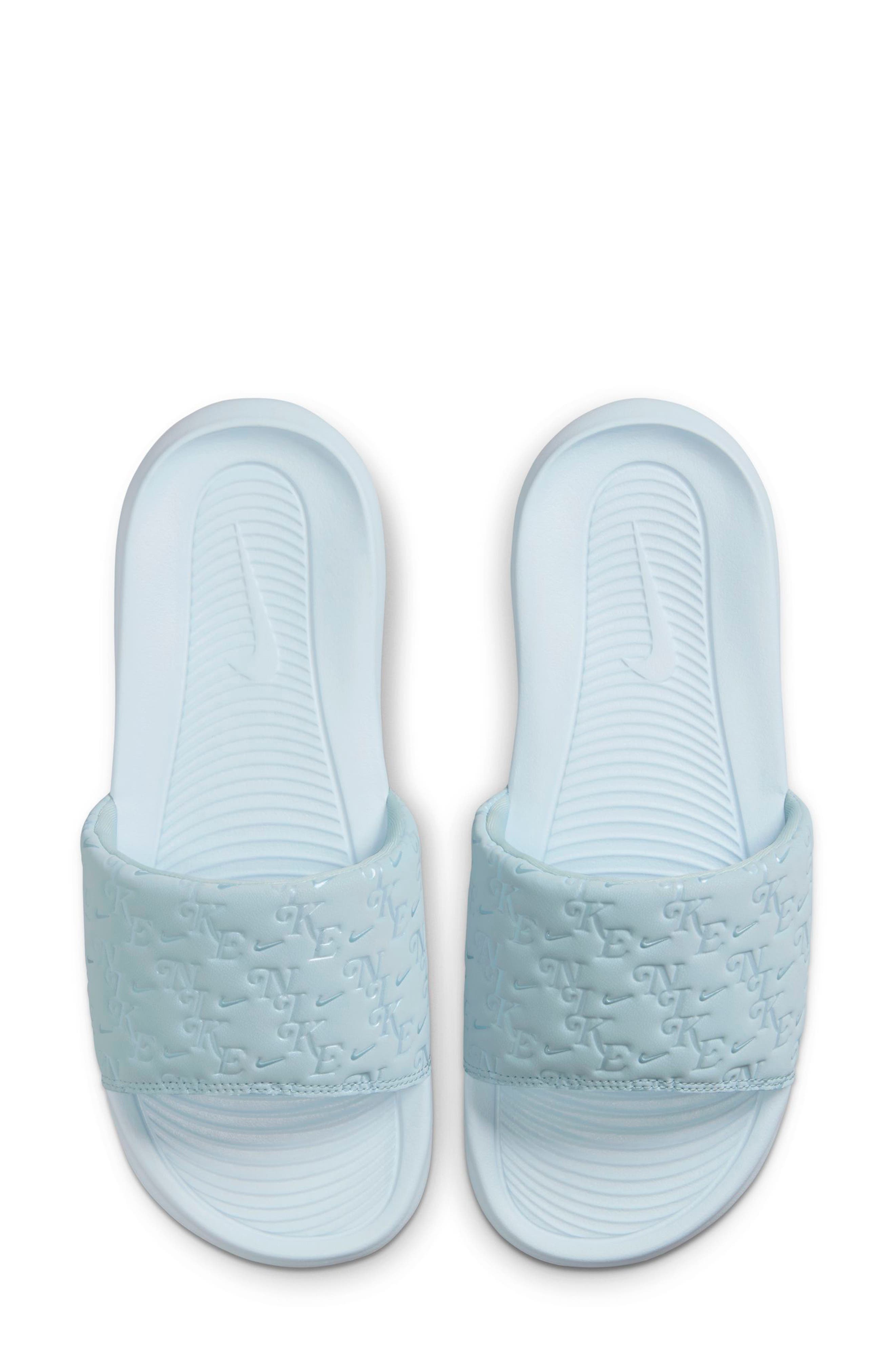 Nike Victori One Slide Sandal, Alternate, color, Blue Tint / Blue Armory