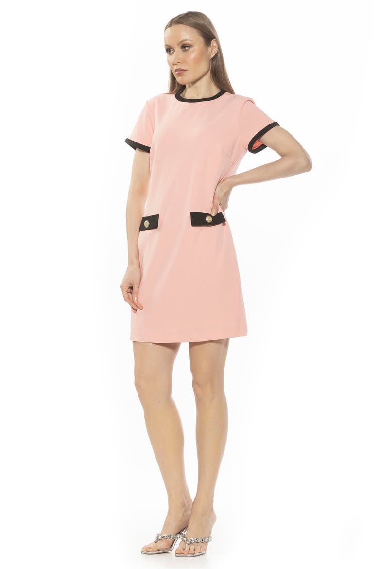 Carys Shift Dress, Alternate, color, PINK