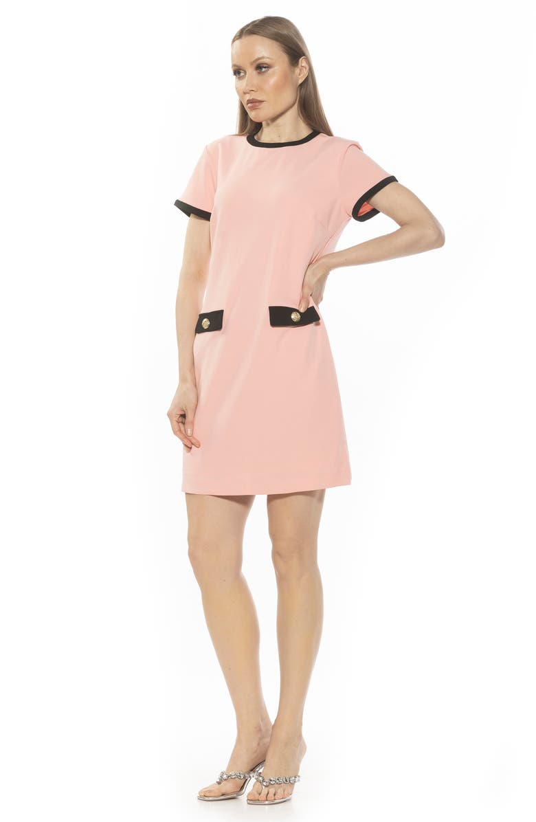 Alexia Admor Carys Shift Dress, Alternate, color, Pink