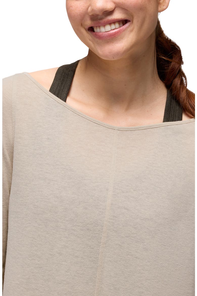 New Moon Long Sleeve T-Shirt, Alternate, color, ALMOND