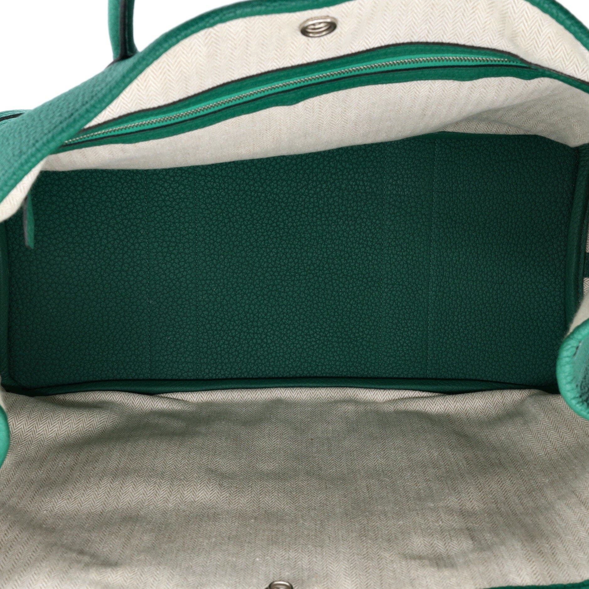Garden Party Tote Leather 36, Alternate, color, Vert Vertigo