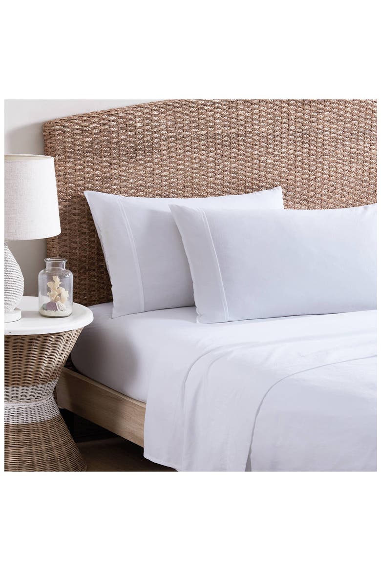 Solid Cool Zone Cotton Sheet Set, Alternate, color, WHITE