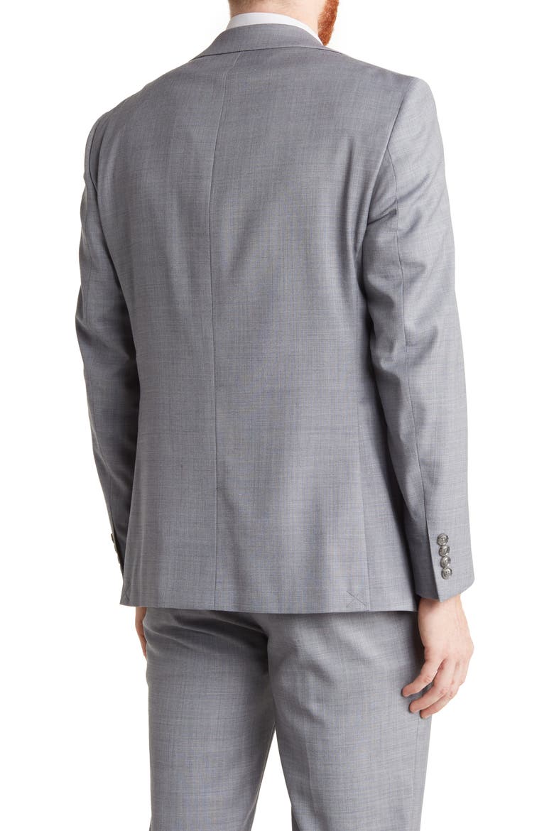 Medium Grey Slim Stretch Suit Jacket, Alternate, color, MED GREY