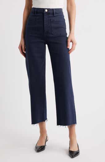 FRAME The Anchor High Waist Wide Leg Jeans