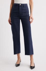 FRAME The Anchor High Waist Wide Leg Jeans