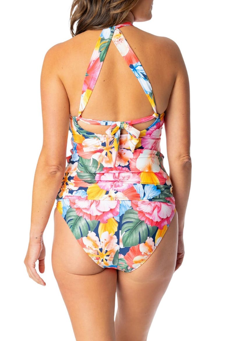 Louise Wrap Tankini, Alternate, color, PANTHEON BLUE