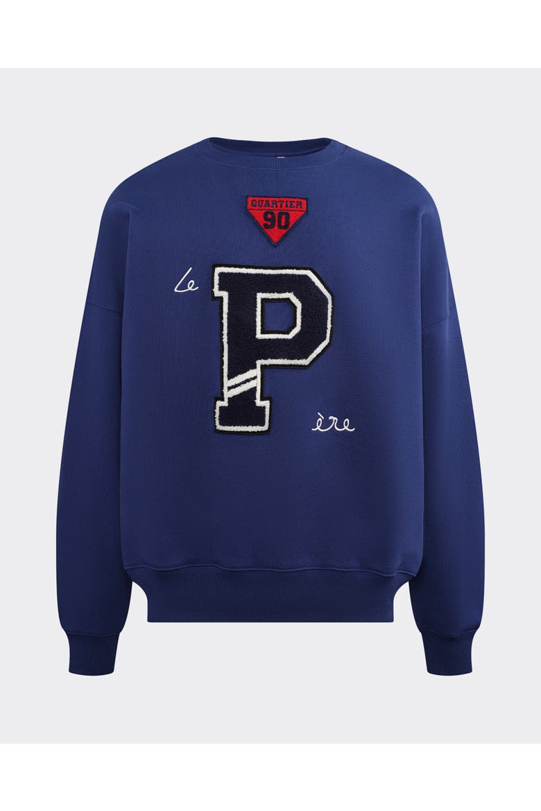 le P Sweatshirt, Main, color, Varsity Blue