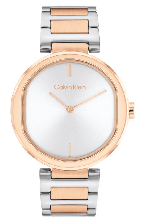 Two-Tone Bracelet Watch, 36mm