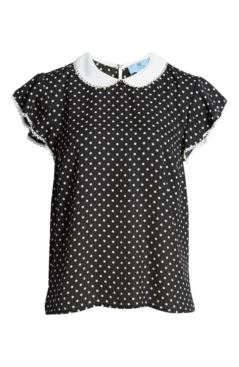 CeCe Heirloom Polka Dot Blouse, Alternate, color, 