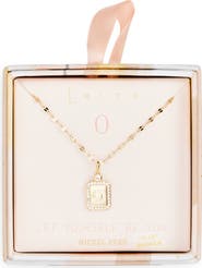 Leith Initial Pendant Necklace