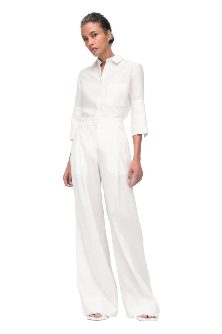 French Cuff Blouse, Alternate, color, Off White
