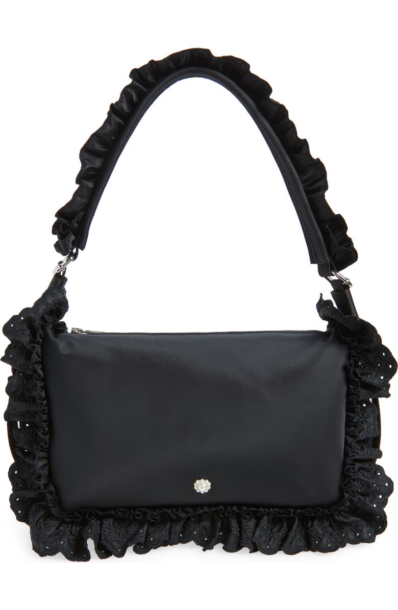 Simone Rocha Pillowcase Shoulder Bag, Alternate, color, Black
