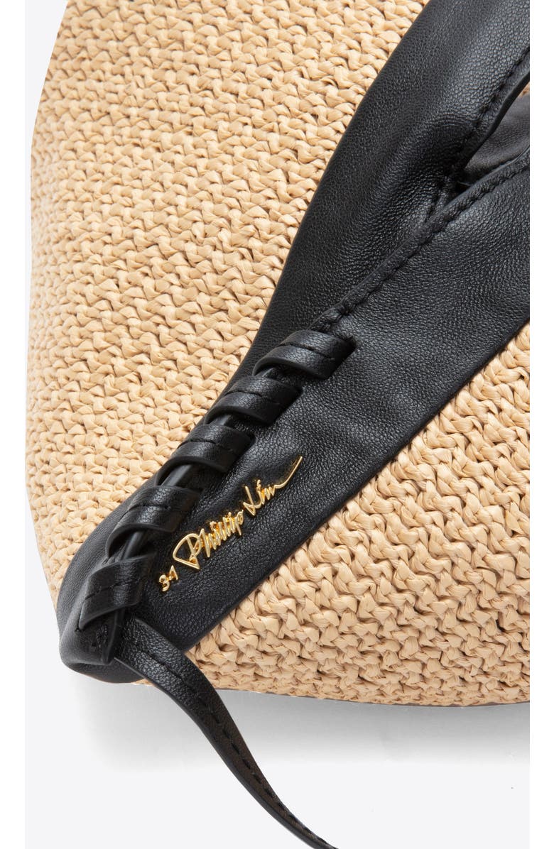 3.1 Phillip Lim Raffia Luna Handbag, Alternate, color, Sand
