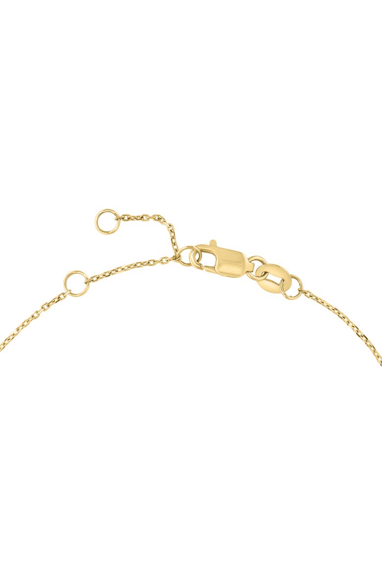 EFFY Freshwater Pearl & Diamond Evil Eye Bracelet, Alternate, color, White