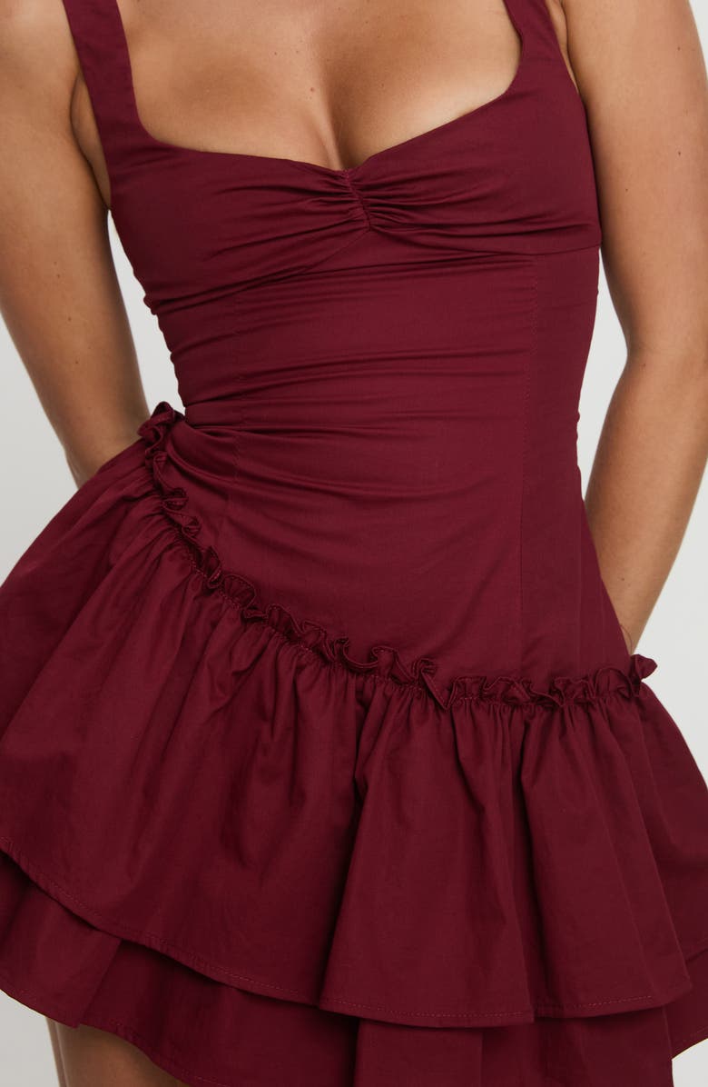 Princess Polly Shantelle Skirted Organic Cotton Romper, Alternate, color,