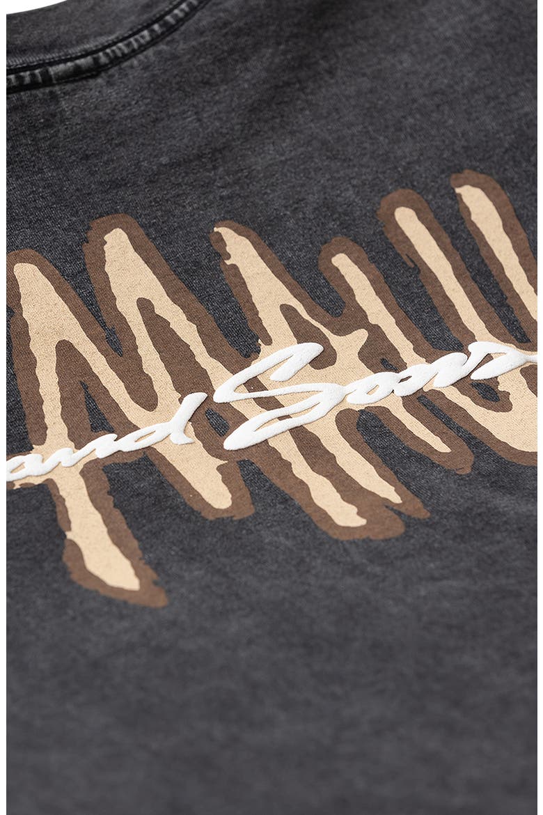 Maui Tag Mineral Wash Cotton Graphic T-Shirt, Alternate, color, BLACK
