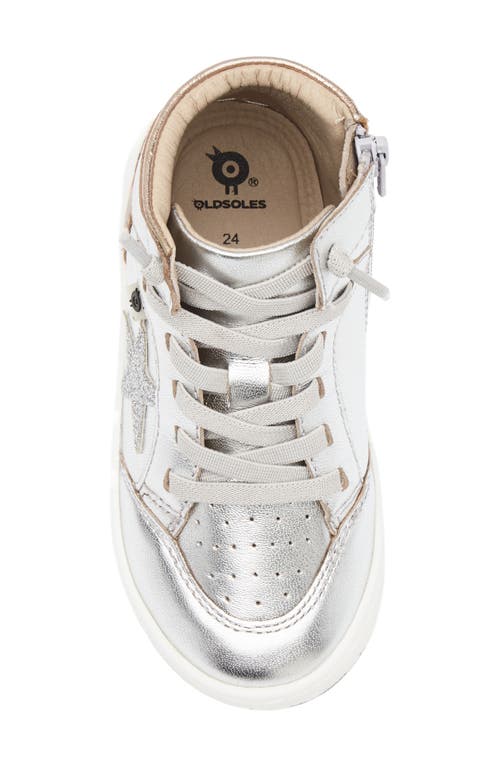 Old Soles Kids' Starling Metallic High Top Sneaker In Metallic
