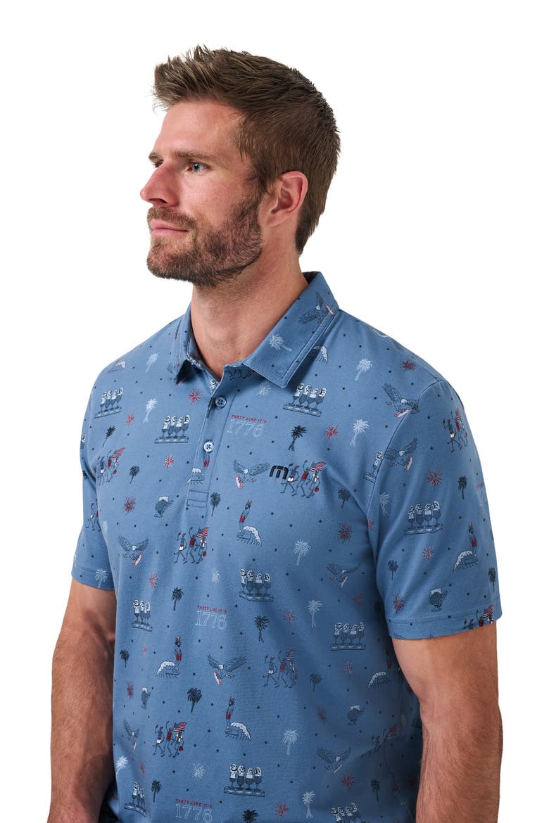 Comfortknit Festival Performance Polo, Alternate, color, CORONET
