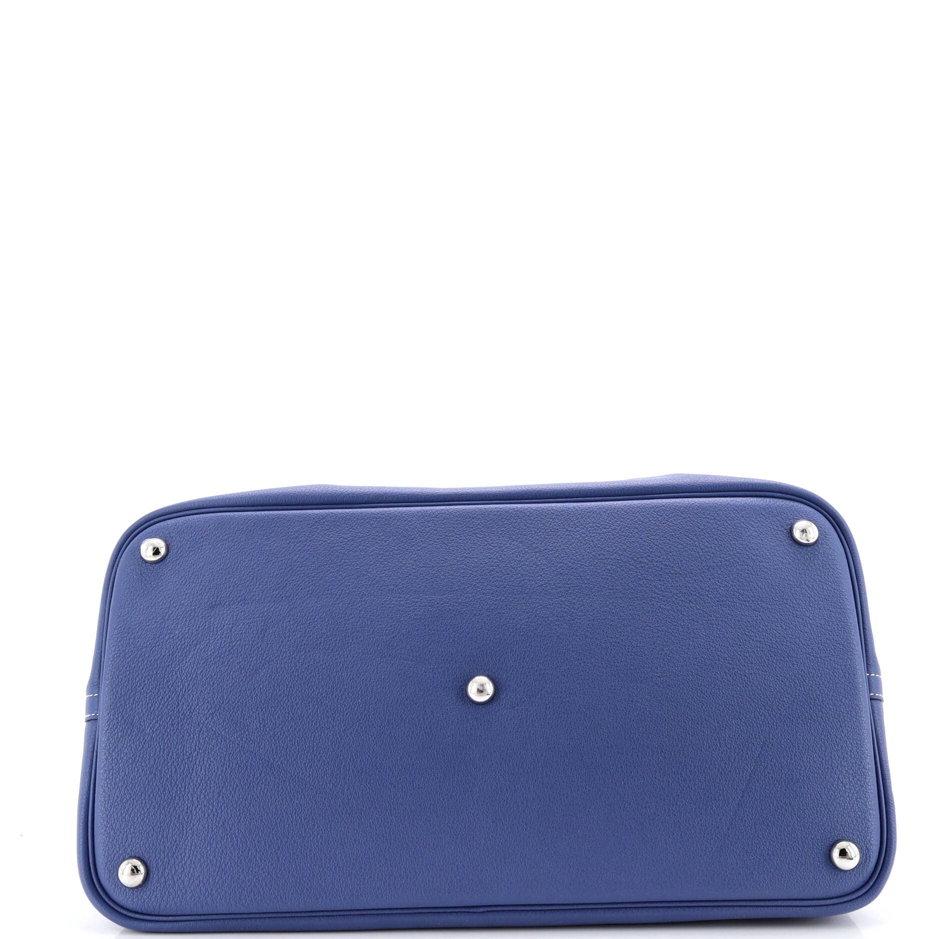 Pre-Owned Hermes Bolide Relax Bag Evercolor 45, Alternate, color, Bleu Brighton