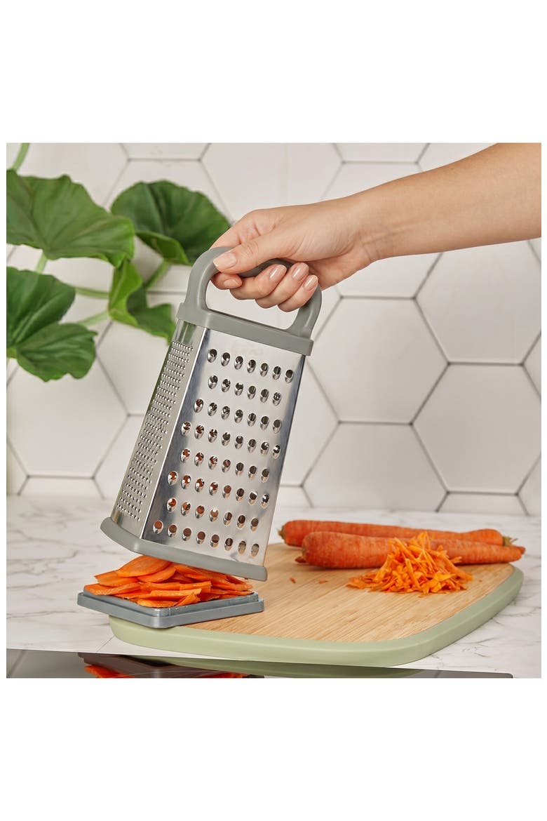 Leo Balance 4-Sided Box Grater, Alternate, color, MOONMIST