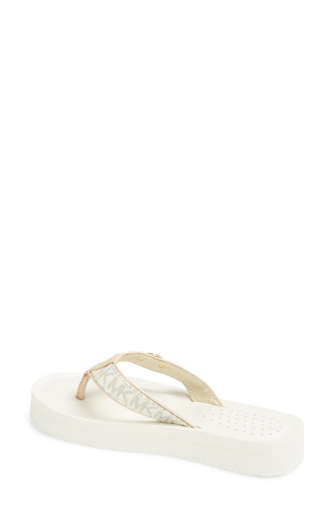 'Gage' Flip Flop, Alternate, color, VANILLA