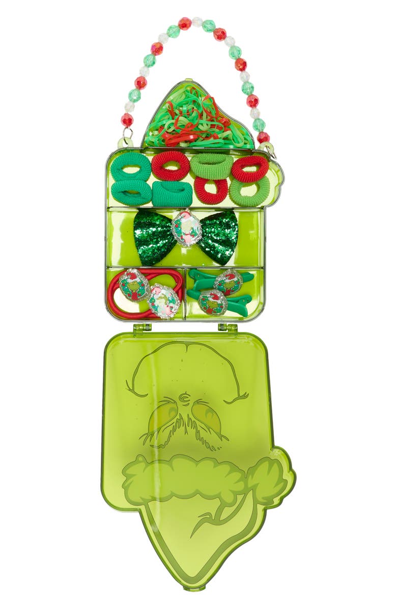 H.E.R. ACCESSORIES Kids' The Grinch Hair Accessory Purse Set, Alternate, color, Green