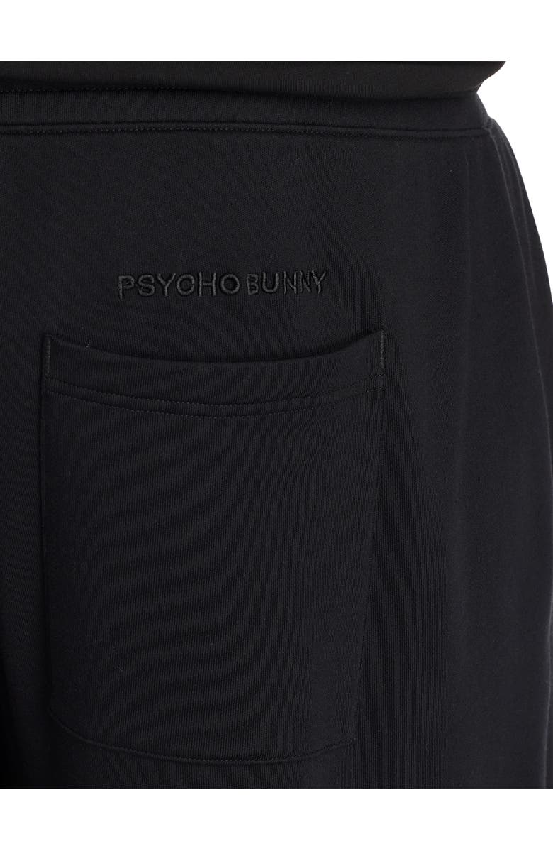 Psycho Bunny Big & Tall Sayer Embroidered Sweatpants, Alternate, color, Black